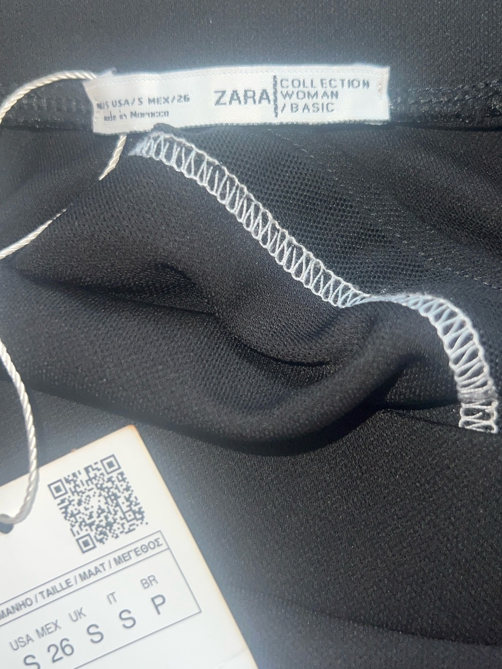 Zara Women’s Black V-Neck Slip Dress, Preppy, Boho, Edgy, Sexy - Picture 5 of 6